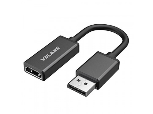 Volans Aluminium ACTIVE DisplayPort 1.4 to HDMI 2.0b Converter with HDR10 (4K/60Hz) - Model: VL-DPHM2-S