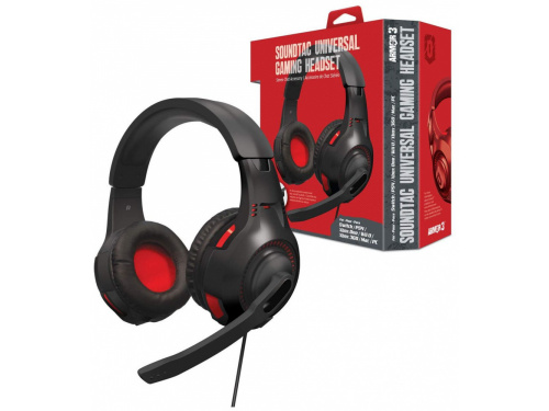 SoundTac Armor3 Universal Gaming Headset  for Switch, Switch Lite / PS5 / PS4 / Xbox Series X, Series S and Xbox One / Wii U/ Xbox 360 / PC / Mac MODEL : M07222 (813048015109) 