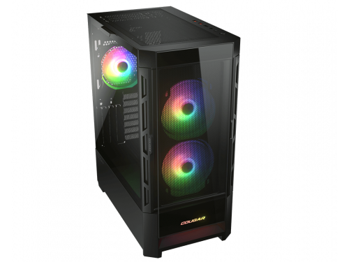 COUGAR DUOFACE RGB BLACK  midi ARGB case MODEL : CGR-5ZD1B-RGB