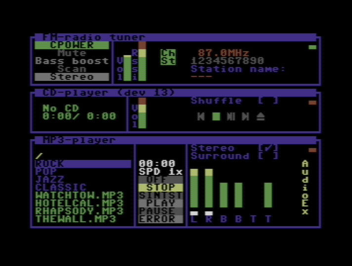 C64_FM_5 Commodore 64/128 FM Radio Module AudioEx 2.0, GEOS App & C128 Support - updated 2022 New Build & Latest Software. - GameDude Computers