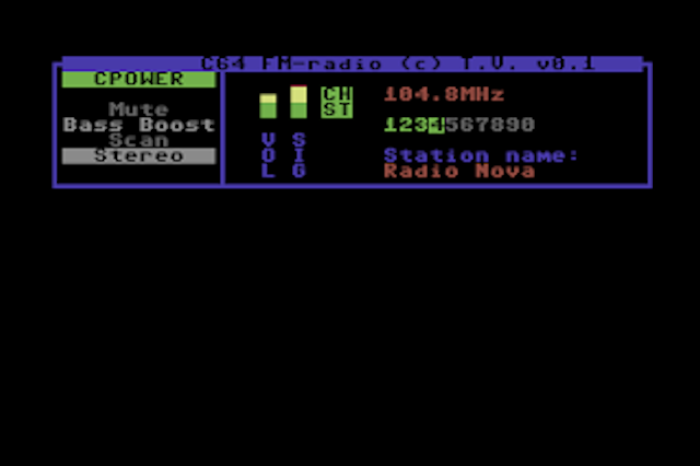 C64_FM_7 Commodore 64/128 FM Radio Module AudioEx 2.0, GEOS App & C128 Support - updated 2022 New Build & Latest Software. - GameDude Computers