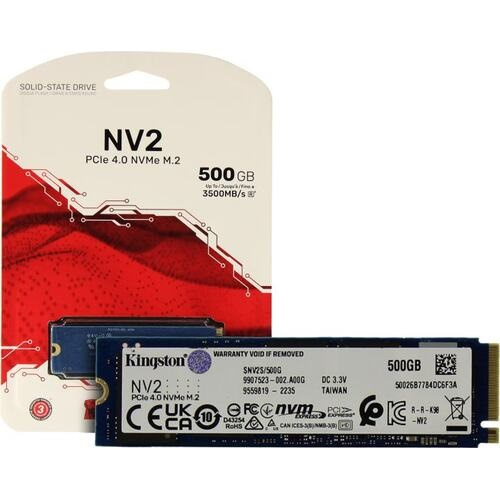 Kingston NV2 2TB M.2 2280 NVMe Internal SSD & NV2 500G M.2 2280 NVMe