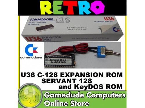 C128 U36 ROM - SERVANT 128 &amp; KeyDOS ** Switchable ROM ** 