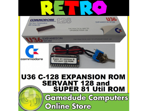 C128 U36 ROM - SERVANT 128 &amp; Super 81 Utilities ** Switchable ROM **