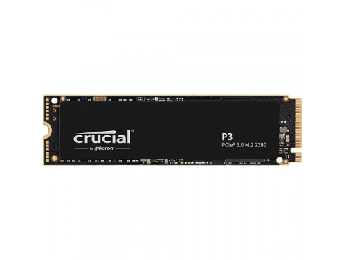 Crucial CT2000P3SSD8, P3 G3, 2TB, M.2 NVMe, PCIe3.0, Read Speed: Up to 3500MB/s, Write Speed: Up to 3000MB/s, 5 Year Warranty