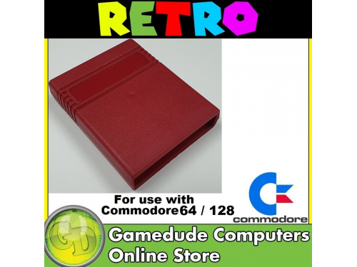 Blank C64 cartridge CHERRY RED Colour Code (3) 