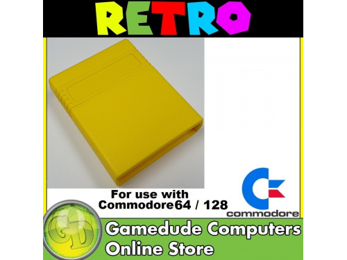 Blank C64 cartridge YELLOW Colour Code (7) 