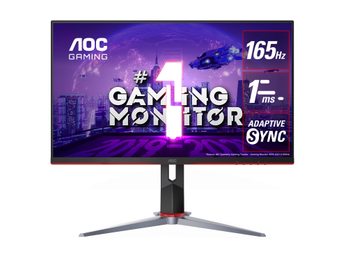 AOC 27G2SP 27&quot; IPS, FHD, Adaptive Sync,1ms, 165Hz , 1A2H1DP, Borderless, Height Adjustable Stand, VESA 100X100mm