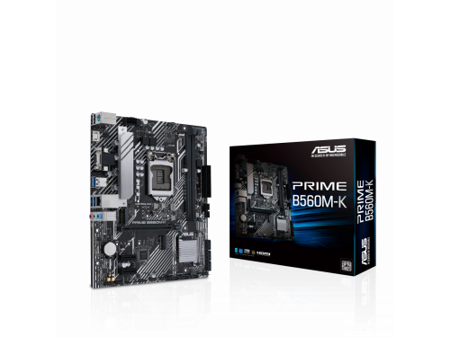 ASUS PRIME B560M-K mATX Motherboard DDR4 - USB 3.2 - M.2 - LGA1200 Socket