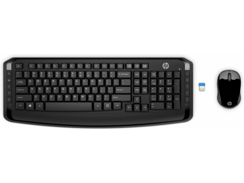 HP 3ML04AA, Wireless Keyboard and Mouse 300, 1 Year Warranty