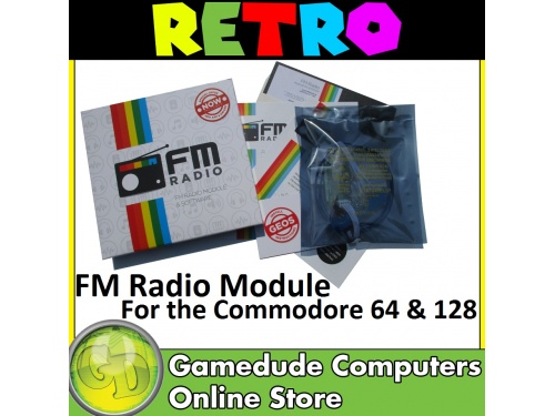 Commodore 64/128 FM Radio Module AudioEx 2.0, GEOS App &amp; C128 Support - updated 2022 New Build &amp; Latest Software.