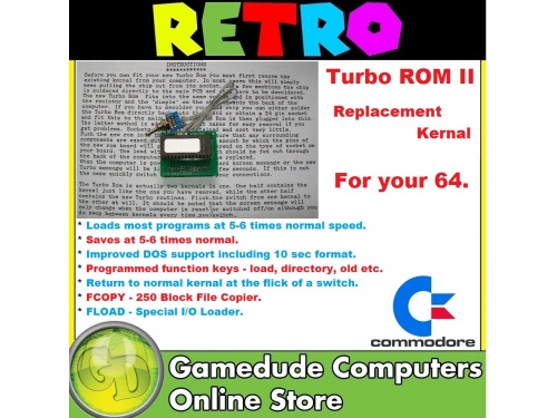 Datel Turbo ROM II &amp; Kernal ROM Adapter for Commodore 64