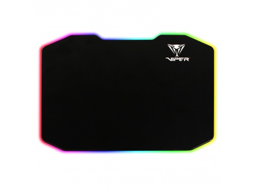 PATRIOT VIPER HARD L.E.D Gaming Mouse Pad 6 Lighting Zones and Effects PV160UXK