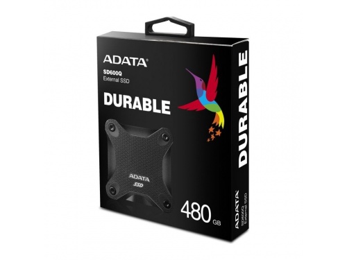 ADATA 480gb SD600Q DURABLE External Storage MODEL : ASD600Q-480GU31-CBK (BLACK)