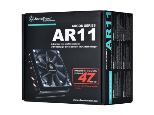 SILVERSTONE AR11 Argon Series Low Profile Cooler Intel 115X 95watt - SST-AR11