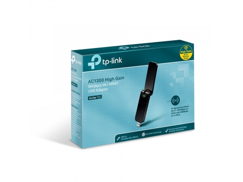 TP-LINK ARCHER T4U Wireless AC1300 Dual Band USB Adapter  802.11ac