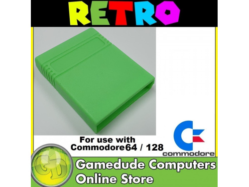 Blank C64 cartridge NEON GREEN  Colour Code (30) 