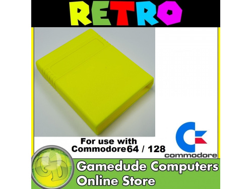 Blank C64 cartridge NEON YELLOW  Colour Code (27)