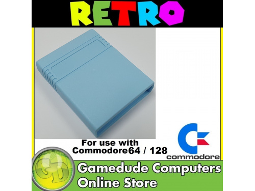 Blank C64 cartridge POWDER BLUE Colour Code (5) 