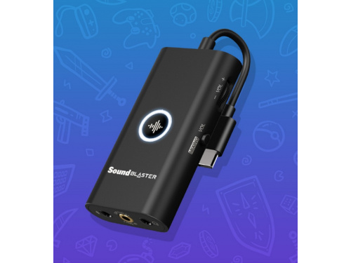 Sound Blaster G3 Portable Gaming USB DAC AMP USB-C Connectivity - Mobile App Support Model: SB1830 - Works with PS4-nintendo Switch - PC/MAC