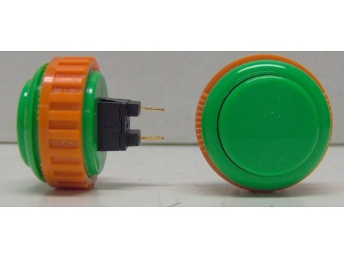 Pushbutton - Sanwa OSBN30 Green includes built in microswitch