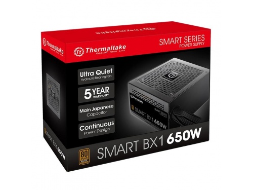 ThermalTake 650watt Smart BX1 Bronze PSU MODEL : PS-SPD-0650NNSABA-1 