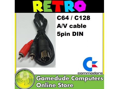 C64 / C128 A/V cable, 5pin DIN