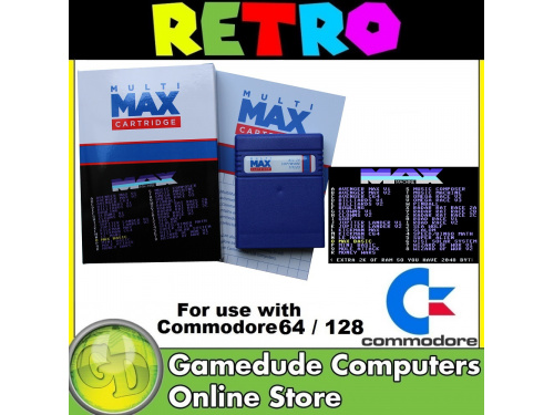 C64 MULTI MAX Cartridge for Commodore MAX, SX-64, Commodore 64, C128