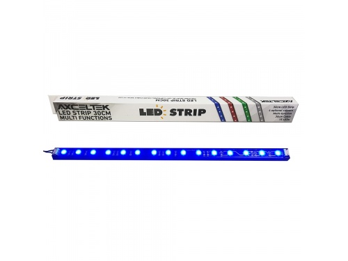AXCELTEK LED Strip BLUE 30cm DC 12volt - 15 LED - MODEL: LSB30 BLUE