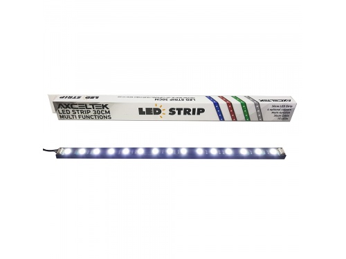 AXCELTEK LED Strip WHITE 30cm DC 12volt - 15 LED - MODEL: LSW30 WHITE