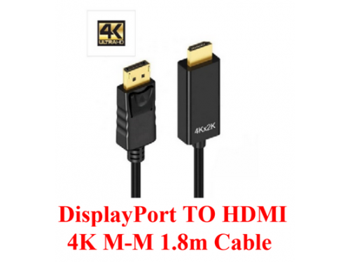 DISPLAY PORT to HDMI 4K Cable UHD 4Kx2K