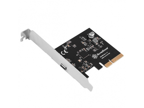 SilverStone ECU06 - PCIe x4 - USB-C 3.2 Gen2x2 Card 1x Ext 20Gbps Port- MODEL: SST-ECU06