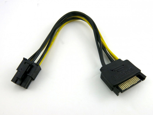 SATA to 6 pin PCIe connector Model: PCE164P-N03 Ver 006C