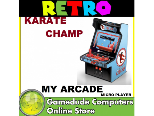 My Arcade Retro Karate Champ Micro Player Full color 2.75 screen - Power by USB or 4x AA Batteries ITEM #: DGUNL-3204 (845620032044)