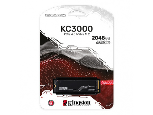 KINGSTON KC3000 2TB M.2 PCIe 4.0 NVMe SSD 2280 - Model: SKC3000D/2048G