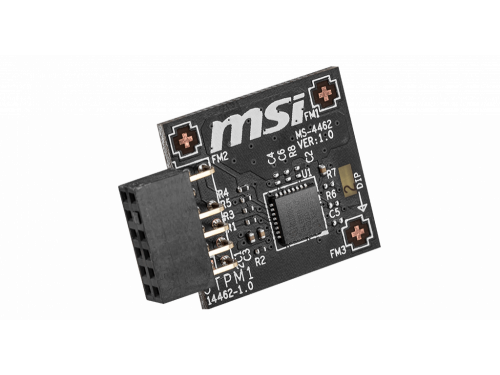 MSI TPM 2.0 - MS-4462 MODULE. B550/A520/Intel 400/500 Series. 12-1pin
