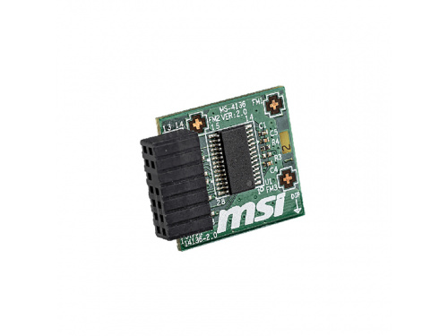 MSI TPM 2.0 - MS-4136 MODULE. B400/X570/Intel 300 Series. 14-1 pin