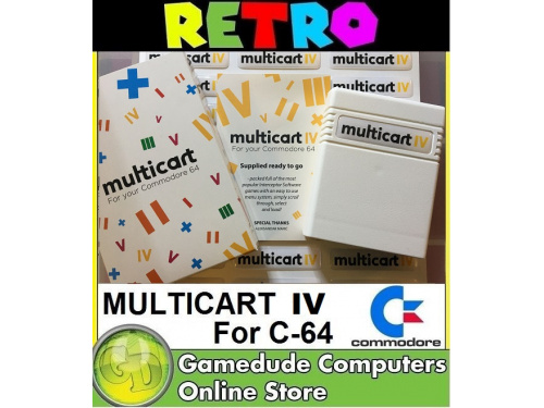 C64 MULTICART (IV) Multigame Cartridge for Commodore 64