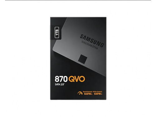 SAMSUNG 1TB SSD 870 QVO Series SATA 6Gb/s MODEL : MZ-77Q1T0BW 