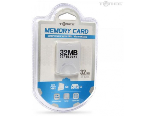 TOMEE Wii / NGC GameCube 32MB Memory Card 507 Blocks ITEM # M03820  (813048011330)