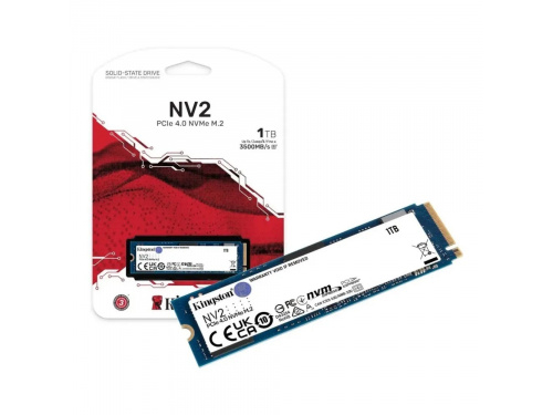 KINGSTON 1TB NV2 PCIe 4.0 M.2 NVMe SSD 4x4 2280 - Model:  SNV2S/1000G