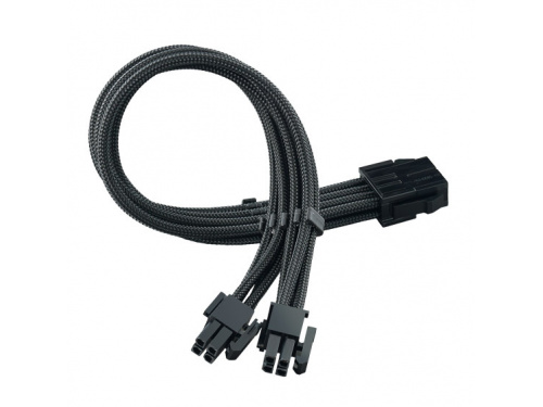 SilverStone P4 (4+4pin) EPS Extension Cable BLACK MODEL : SST-PP07E-EPS8B