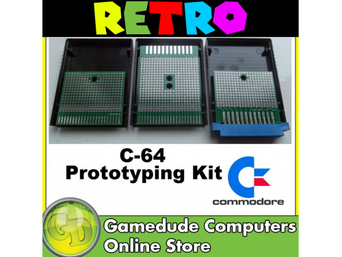 Commodore 64/128 Baby Prototyping Kit - Cartridge &amp; User Ports