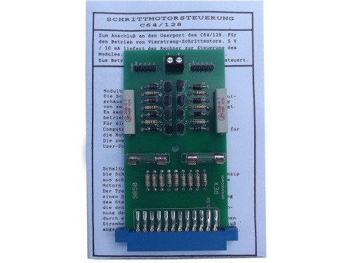 REX 9850 CNC Controller Card for Commodore 64/128
