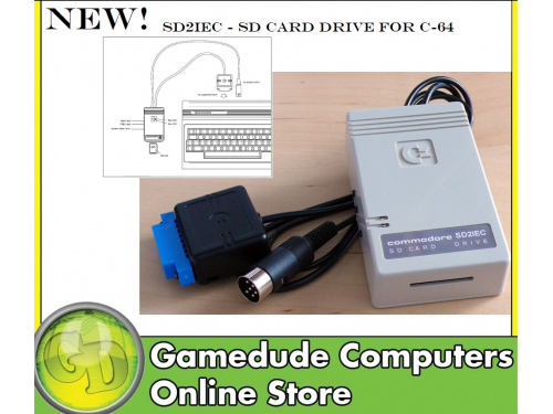 New high Quality SD2IEC Interface, designed for the Commodore 64 and VIC-20.
