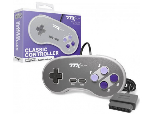 TTX Tech SNES Controller Grey MODEL : NXSNES-083 (849172011083)