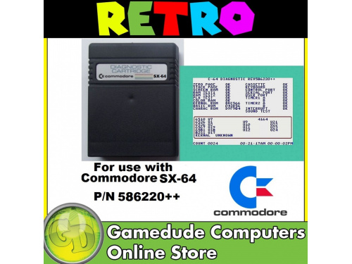 Diagnostic Test Cartridge P/N 586220++ for Commodore SX-64 &quot;portable&quot; Computer