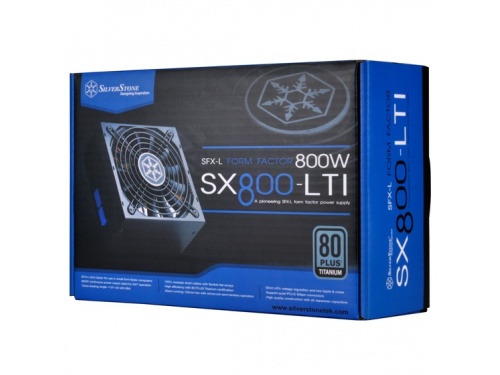 SILVERSTONE SX800-LTI - 800watt SFX PSU 80 PLATINUM - Modular - SST-SX800-LTI