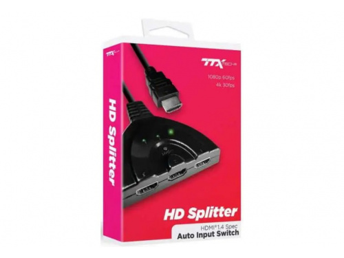 TTX Tech Universal HD HDMI 3 Way Cable Splitter MODEL : NXUNI-187  (849172011335) 