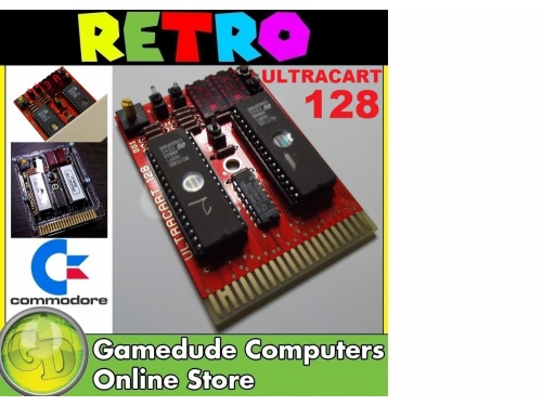 C64 ULTRACART 128 Cartridge Revision 3 (128 ROM titles installed)